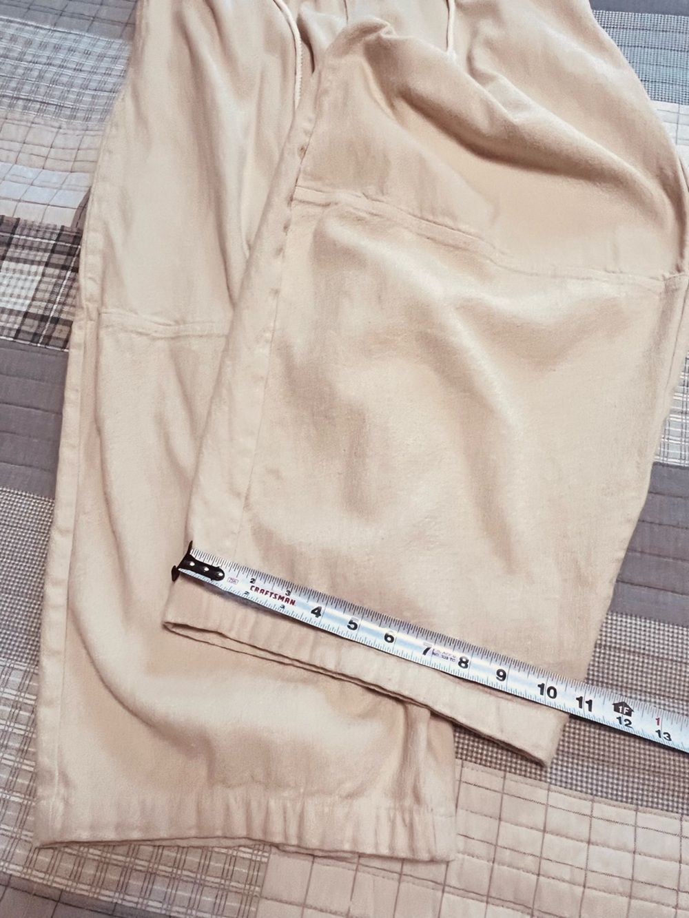 FREE PEOPLE Wide Leg Ivory Kayden Barrel Pants Small Drawstring rope harem crop - Picture 12 of 16